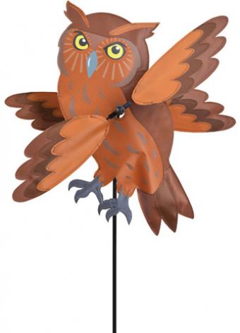 Pk Whirligig - 17 In. Brown Owl