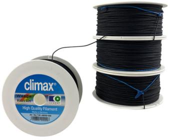 Climax bride dyneema 90 kg - noir / 200 m