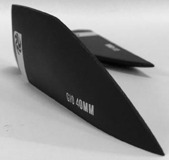 Plkb Ailerons G10 45 mm Noirs (set de 4)