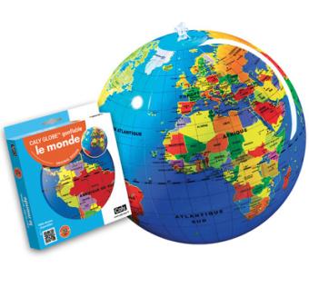 Ballon Globe Le Monde - 30 cm