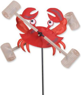 Pk 12 In. Whirligig Spinner - Crab