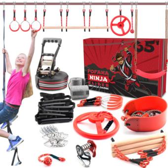 Ninja Line - Kit Slackline Obstacles 45 Pieces - 20m/65ft