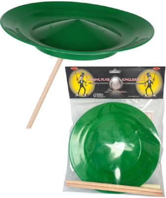 Mr babache assiette unie blister vert