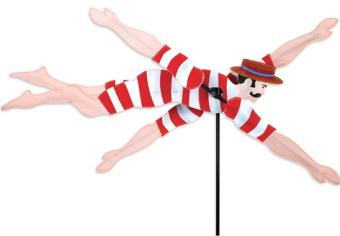 Pk Whirligig - 20 In. Victorian Swimmer
