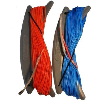 Crosskites Lineset 3 x 18m - 200/100 kg - orange / bleu