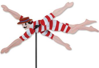 Pk Whirligig 28 In. Victorian Swimmer