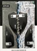 PLKB G10 Fins 40mm Black (set de 4)