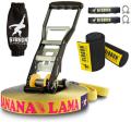 Set Slackline Banana Lama - Protection d'Arbre - Gibbon - 25m