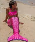 Finfun Queue de Sirene Malibu Pink Complete Mermaiden Junior 8 ans